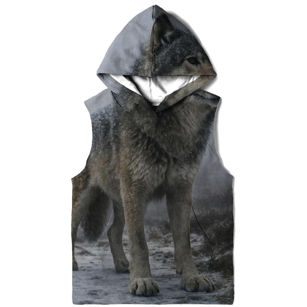 Highland Sentinel In Snowstorm custom hoodies