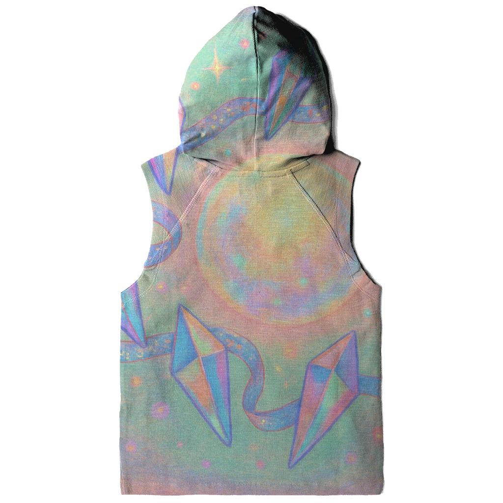 Pastel Prism Carousel zip-up hoodies