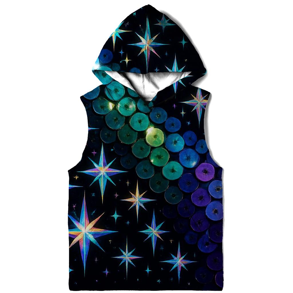 Celestial Sequin Storm custom hoodies