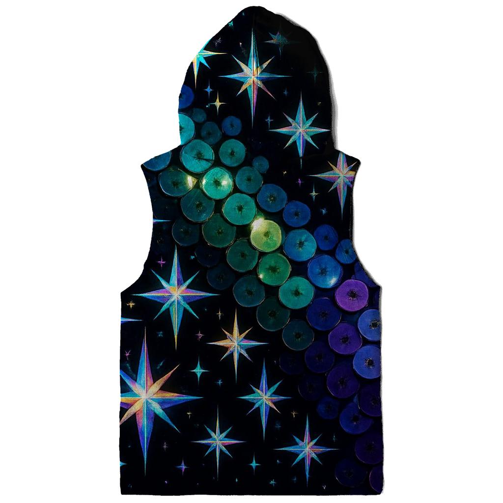 Celestial Sequin Storm custom hoodies