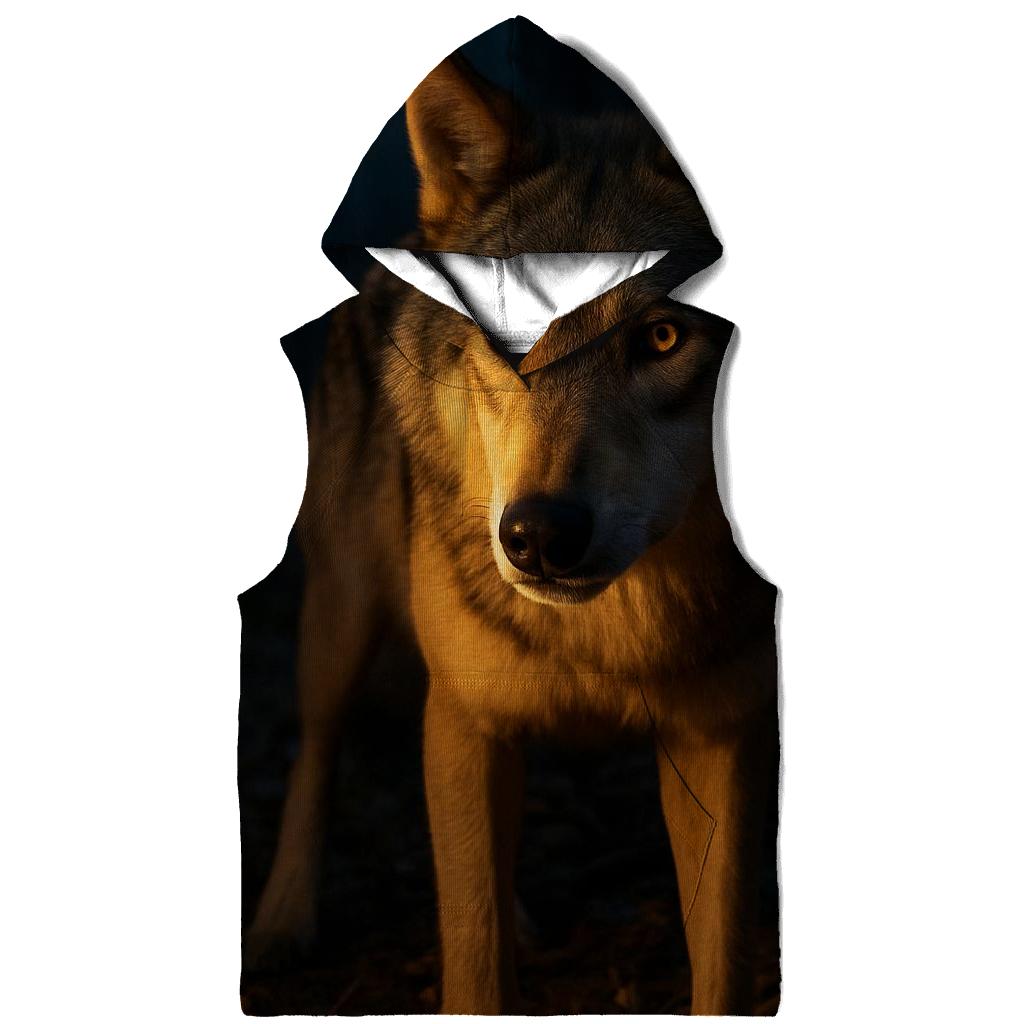 Nocturnal Quarry Under Headlamp printed hoodies