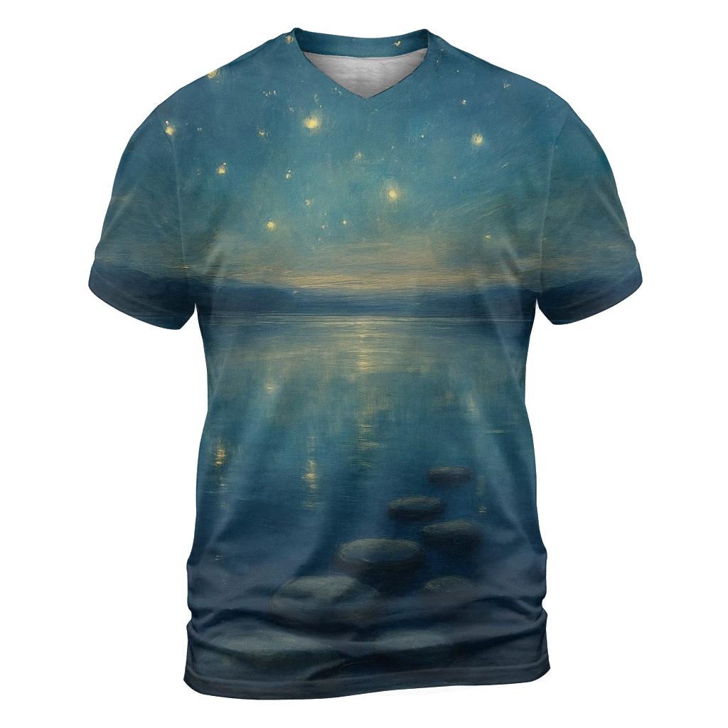 Starlit Reflection statement graphic shirts