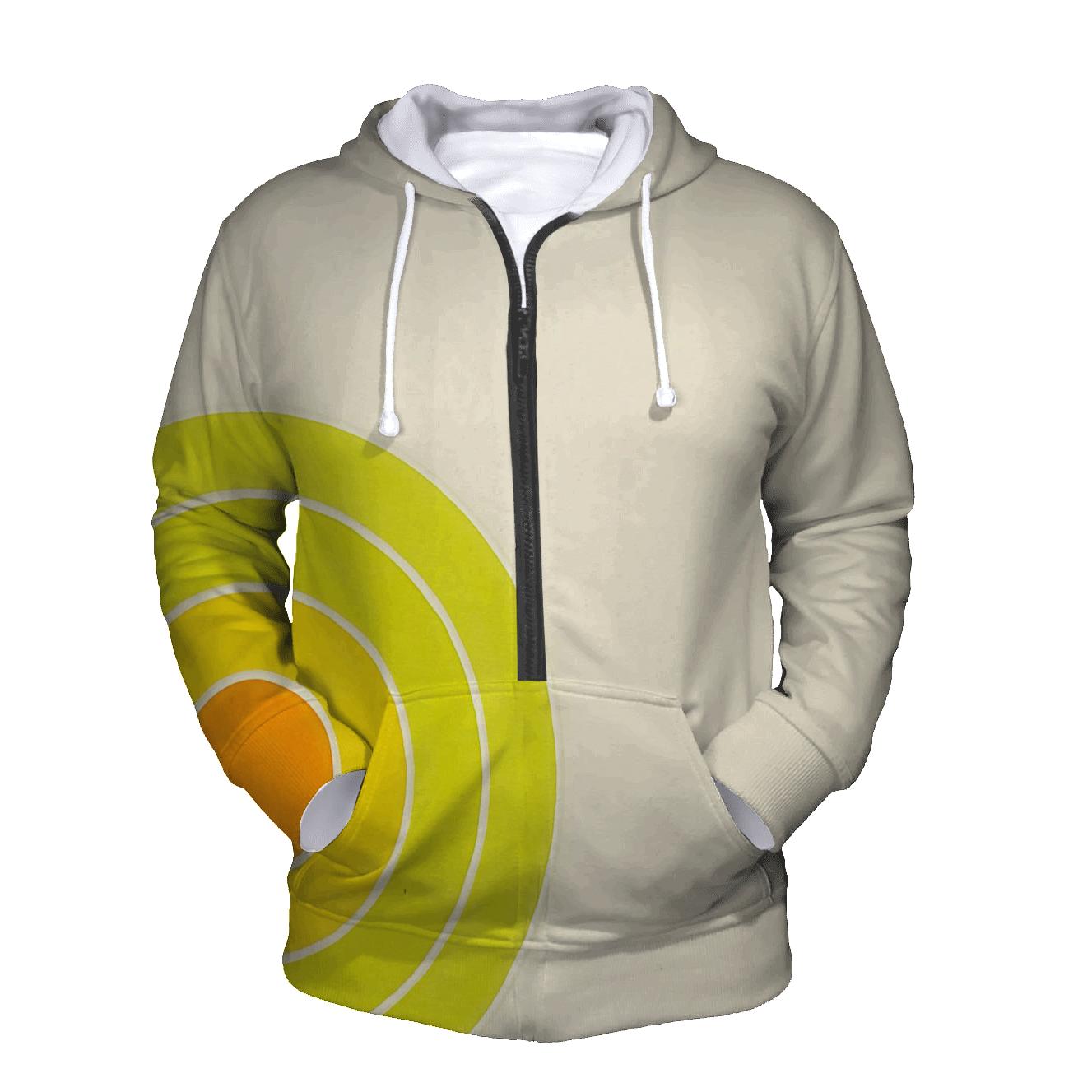 Offcenter Citrus Bullseye graphic hoodies