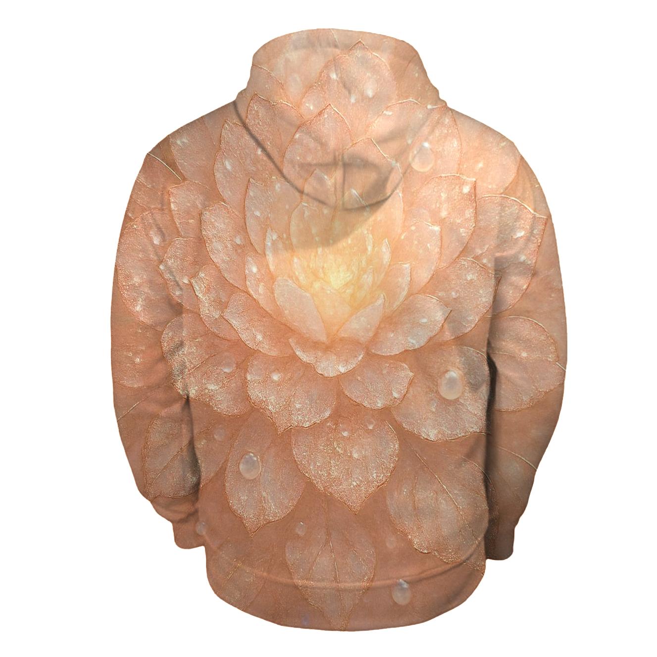 Rose Gold Petal Glow premium hoodies
