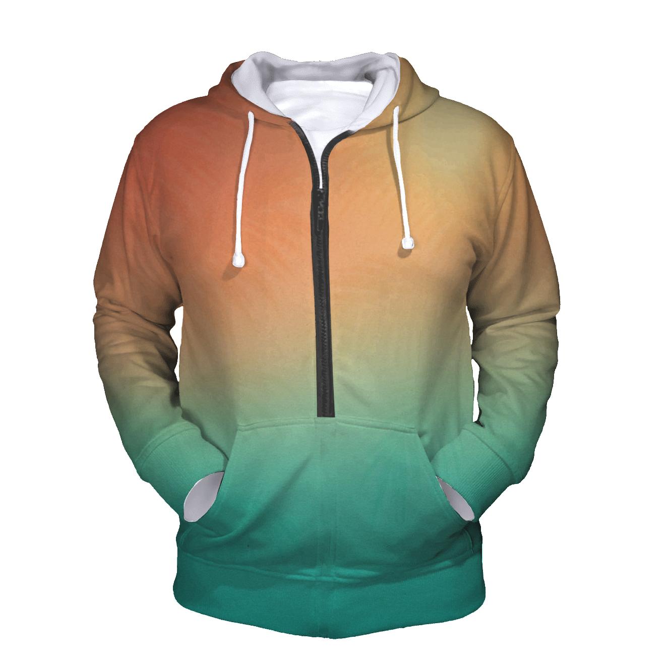 Tropical Dawn Melt designer hoodies