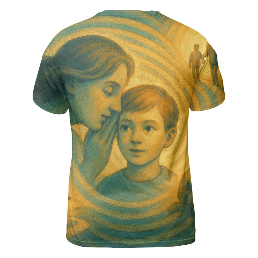 Echoes Of Her Voice artistic all-over print tops