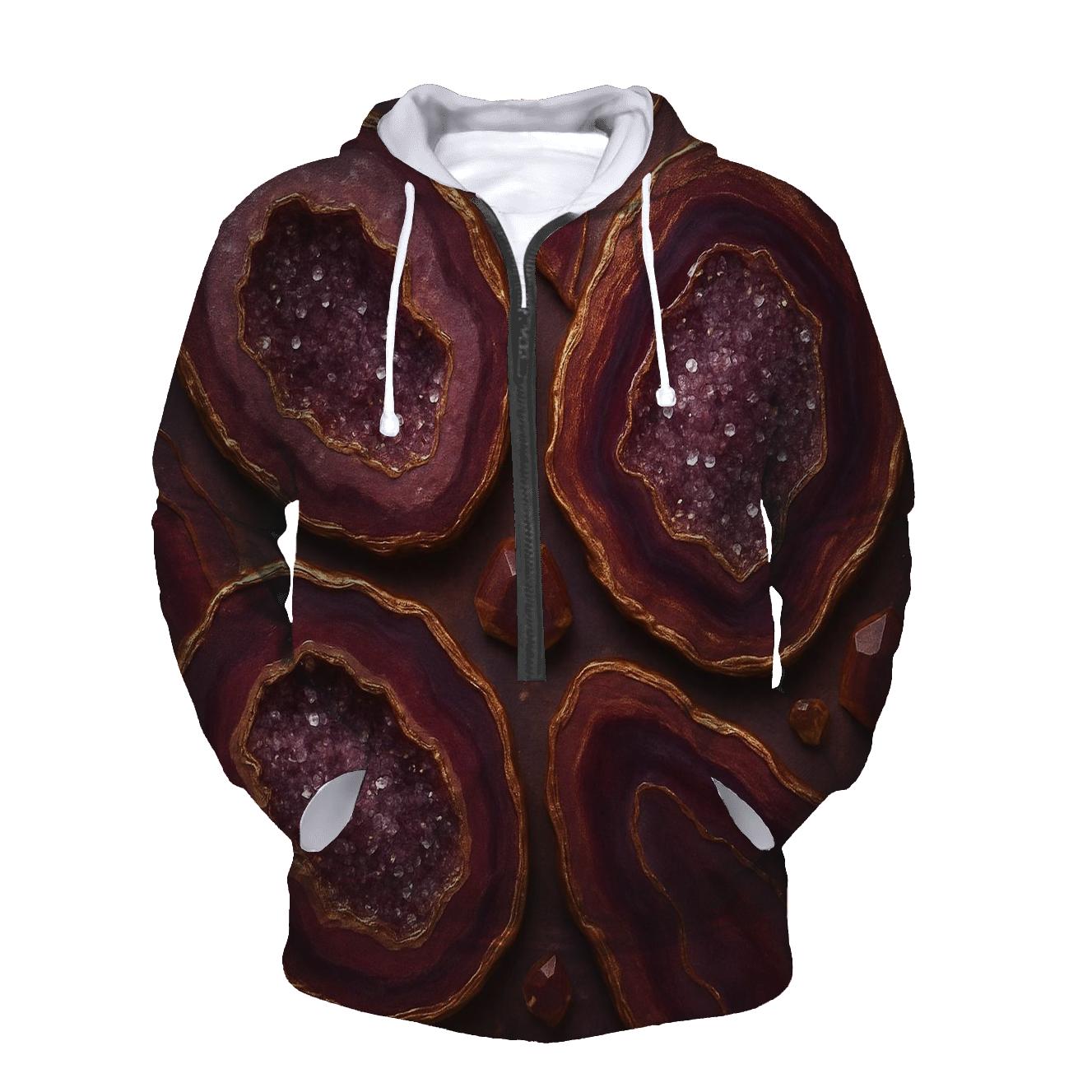 Gilded Geode Fragment heavyweight hoodies