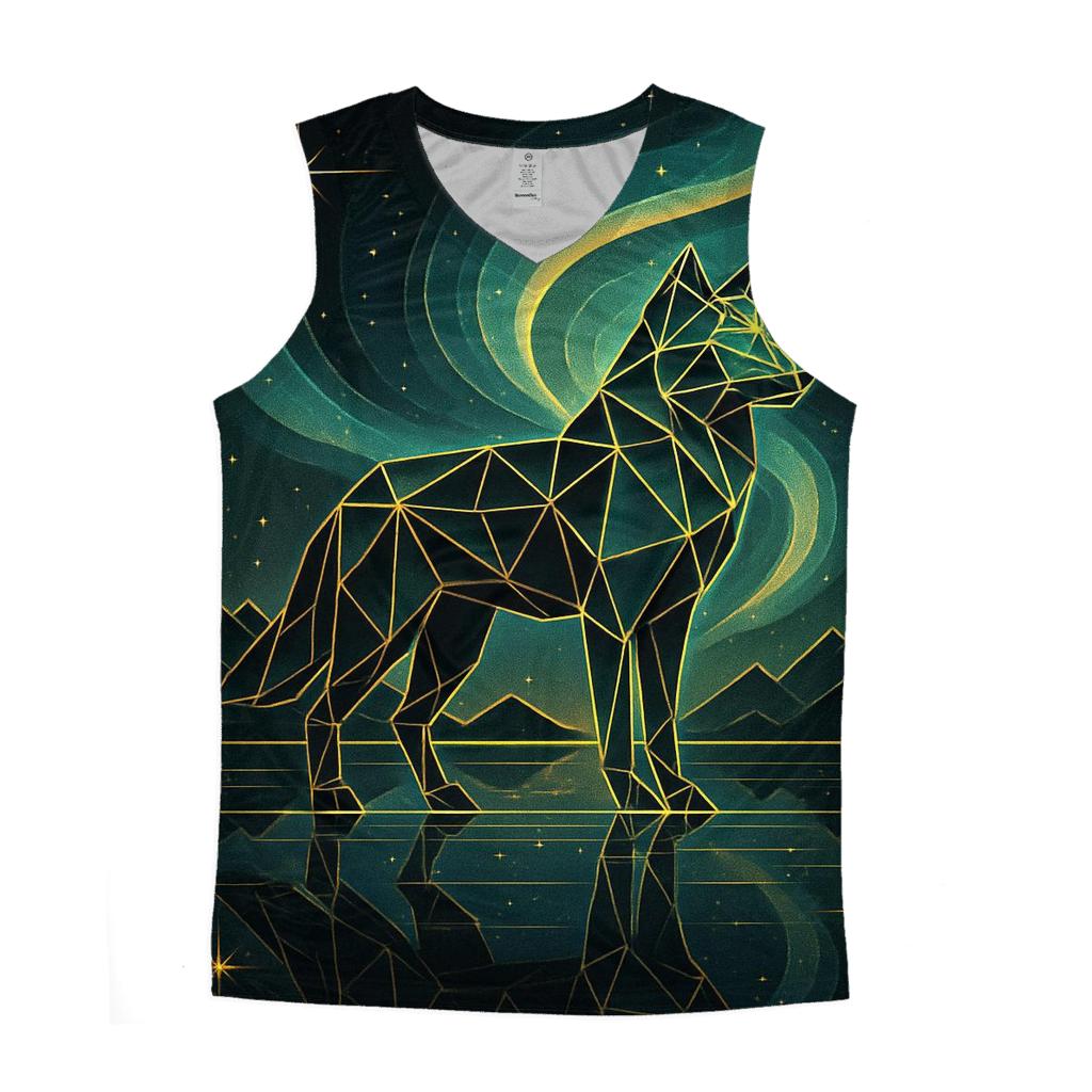 Auroral Geometry custom tank tops