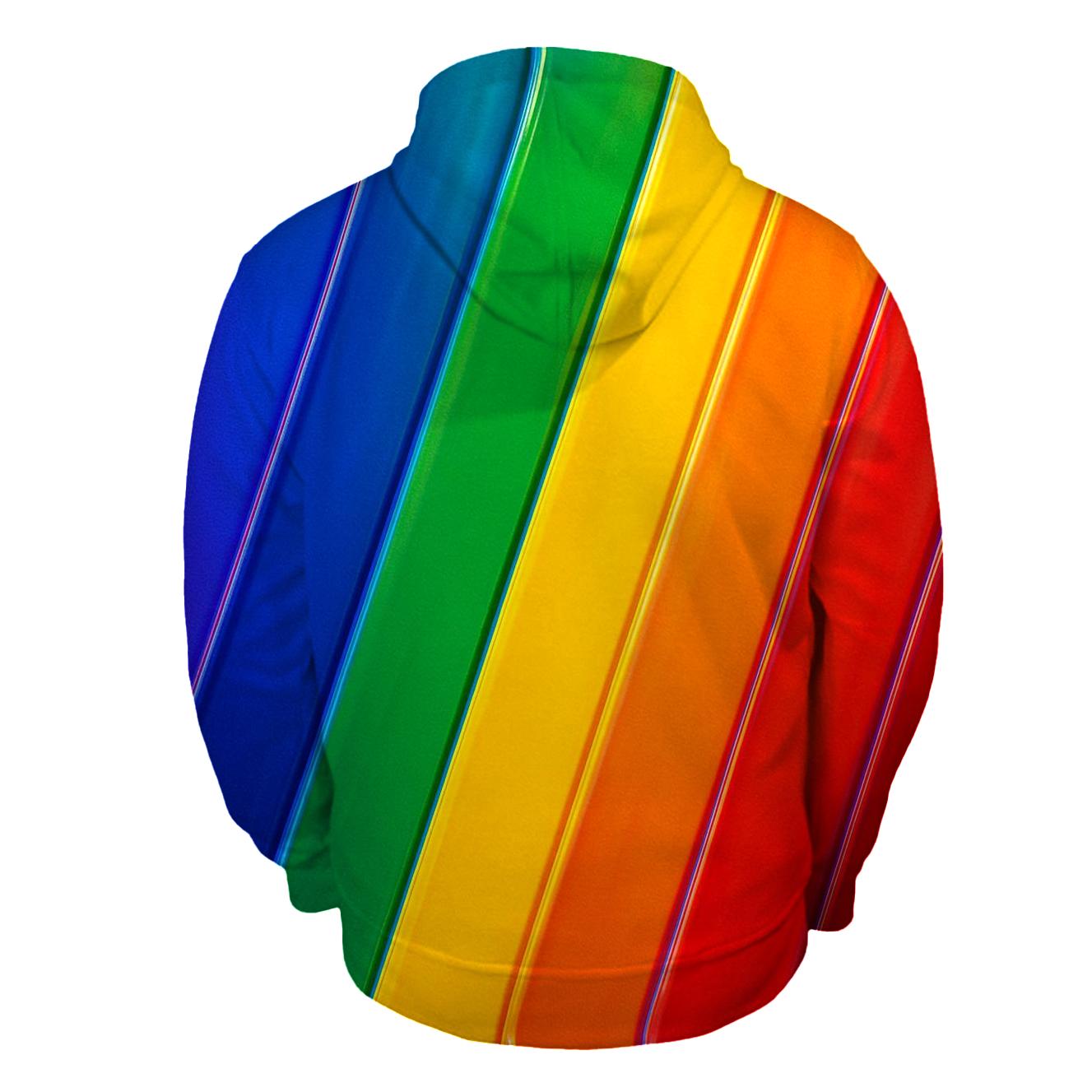 Rainbow Prism Strip hoodie trends