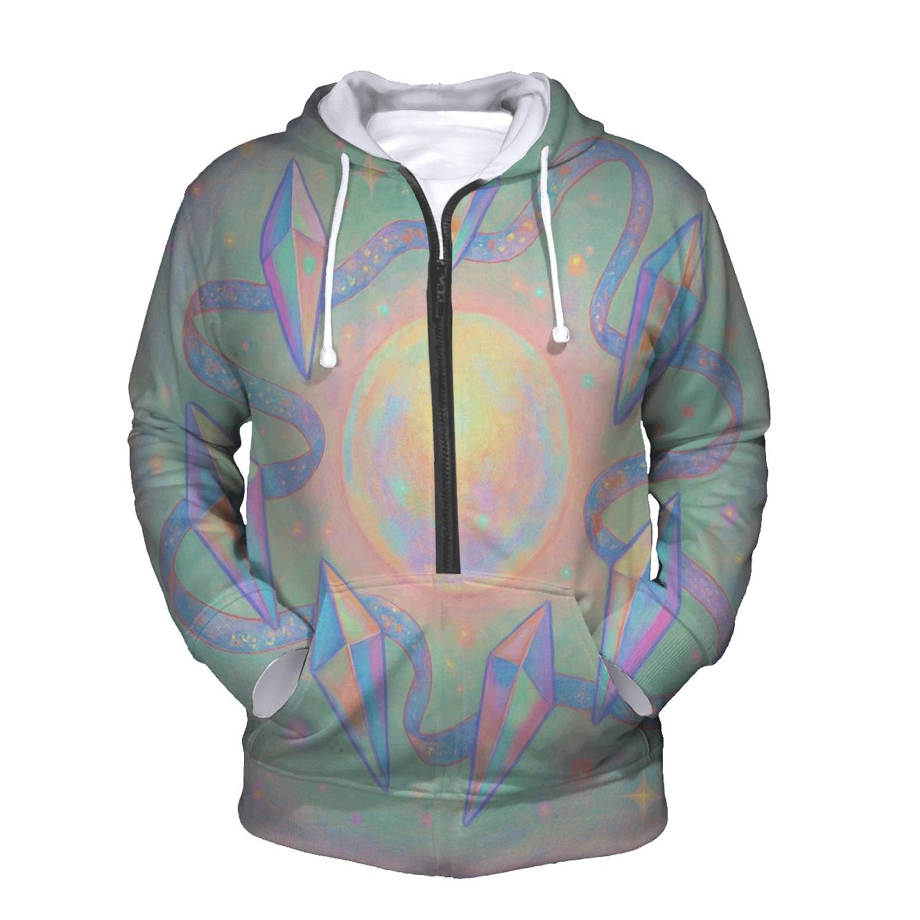 Pastel Prism Carousel pullover hoodies