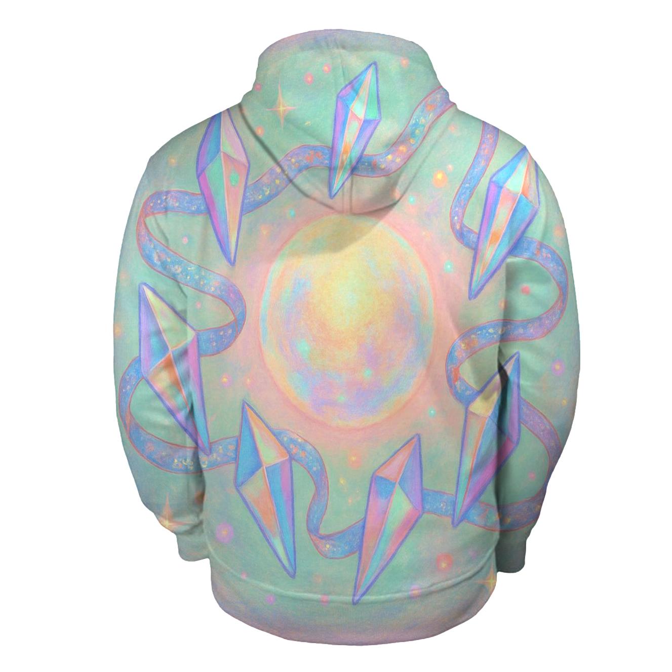 Pastel Prism Carousel pullover hoodies