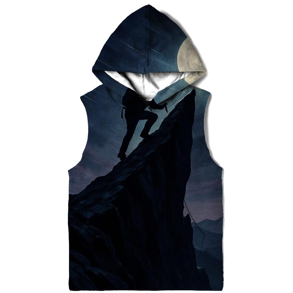 Night Climb Silhouette graphic hoodies