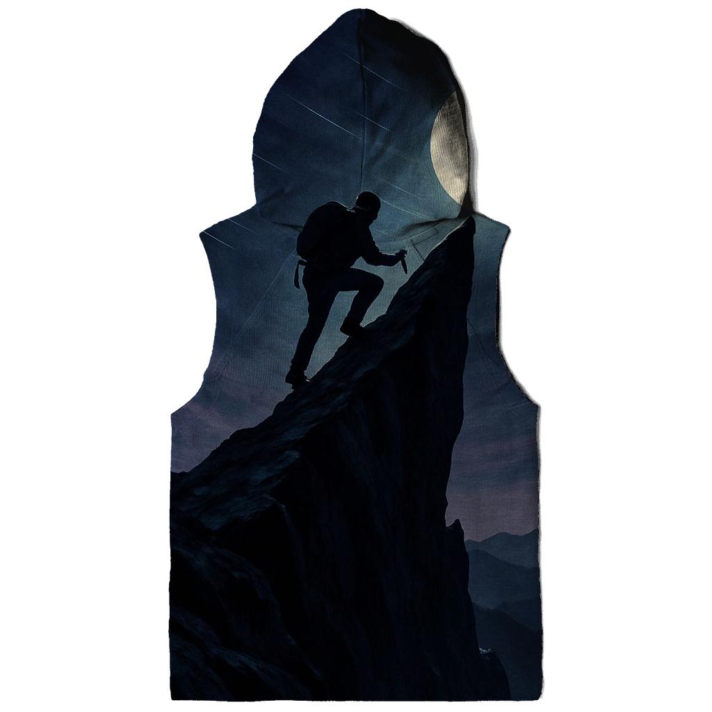 Night Climb Silhouette graphic hoodies