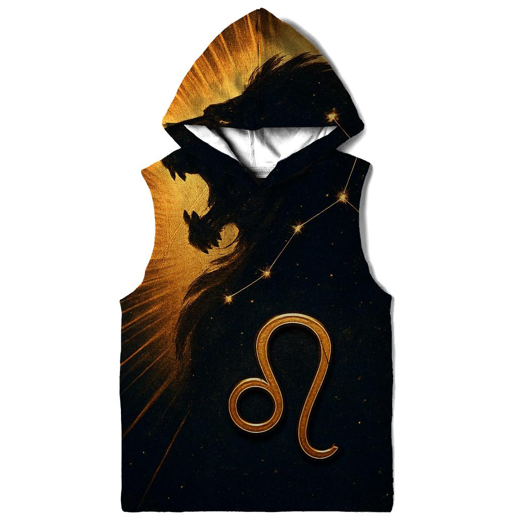 Leo Solar Flare Lion Artwork designer hoodies