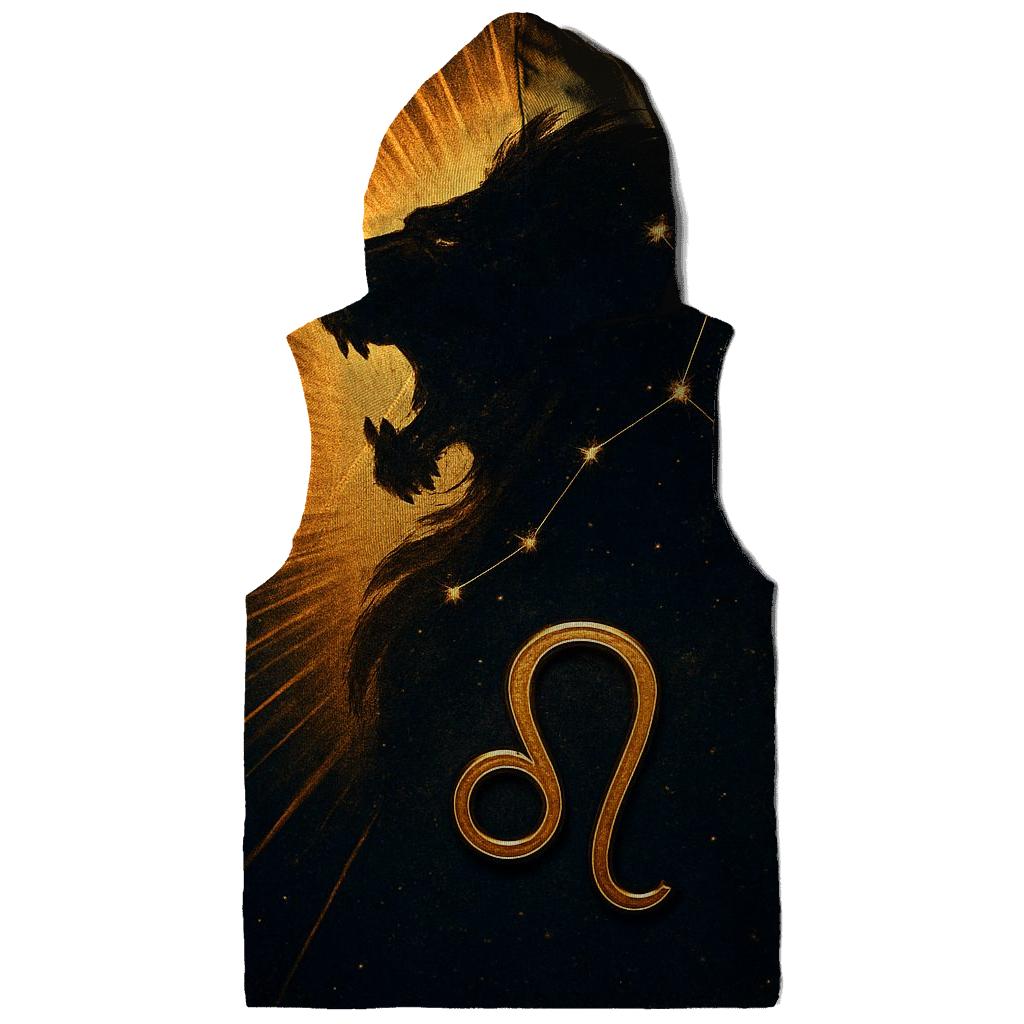Leo Solar Flare Lion Artwork designer hoodies