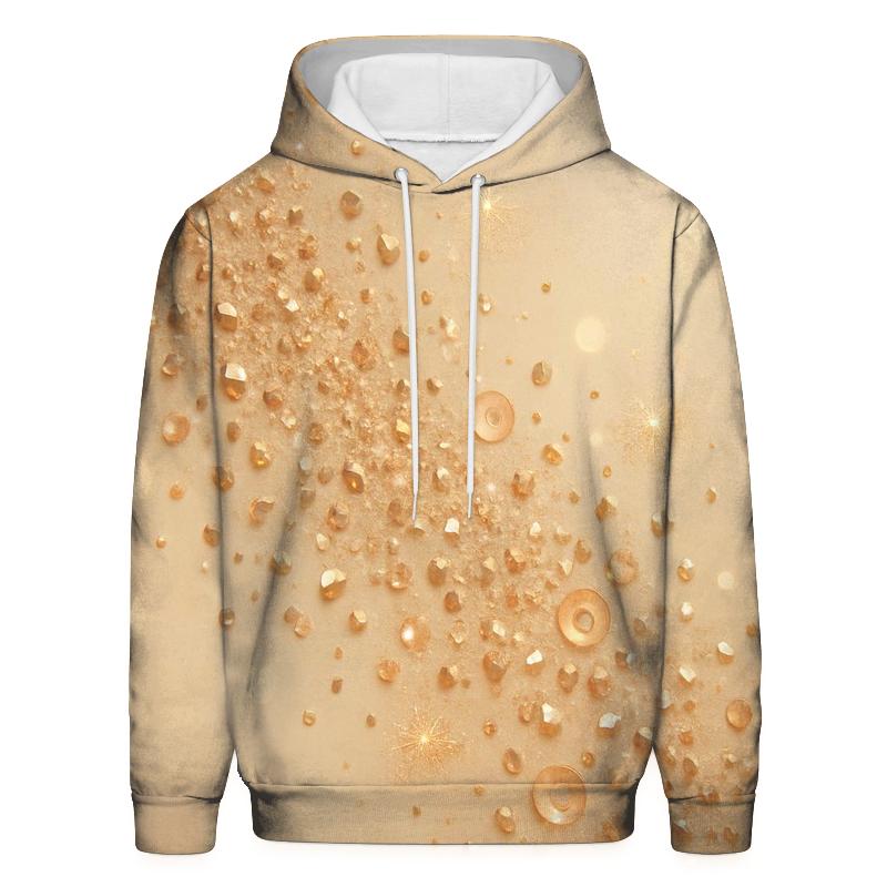 Champagne Confetti Cascade pullover hoodies