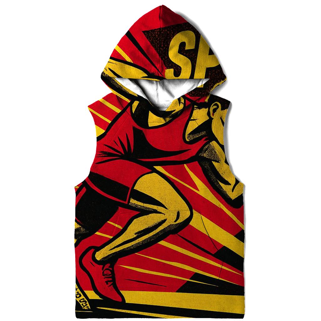 Track Burst Pop Art premium hoodies