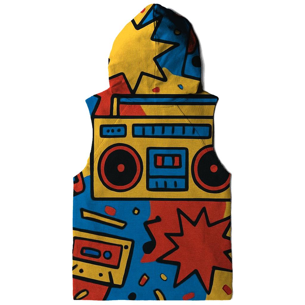 Boombox Pop Collage lightweight hoodies