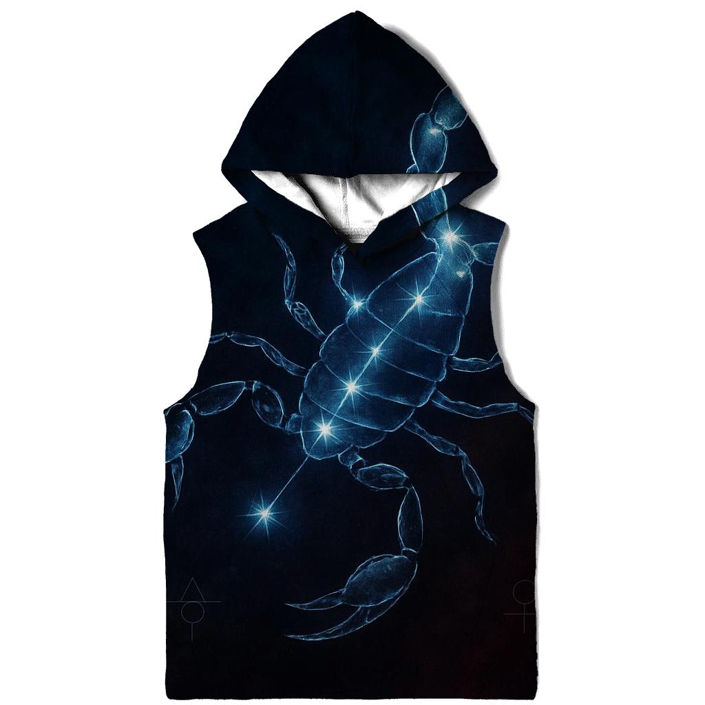Scorpio Galactic Scorpion Design printed hoodies