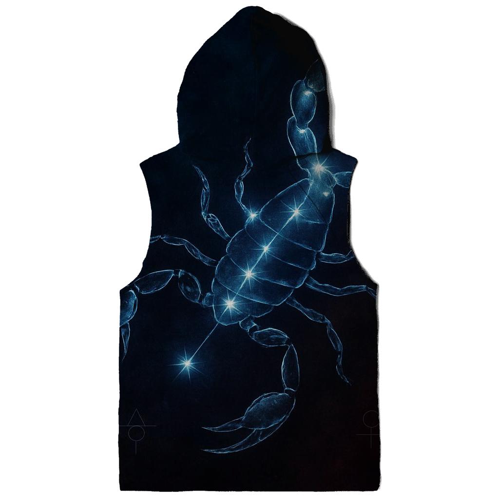 Scorpio Galactic Scorpion Design printed hoodies