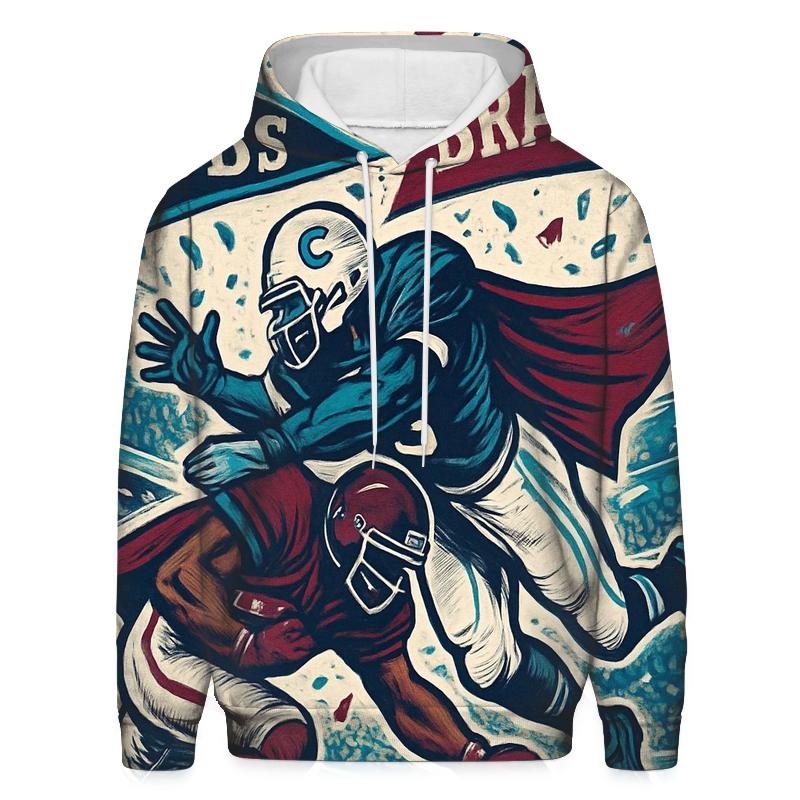 Pennant Rush Tackle custom hoodies