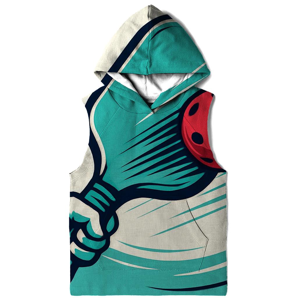Table Tennis Motion Study zip-up hoodies