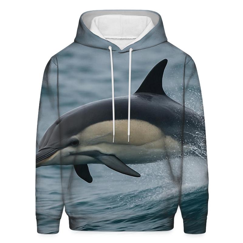 Pelagic Hunter Common Dolphin zip-up hoodies
