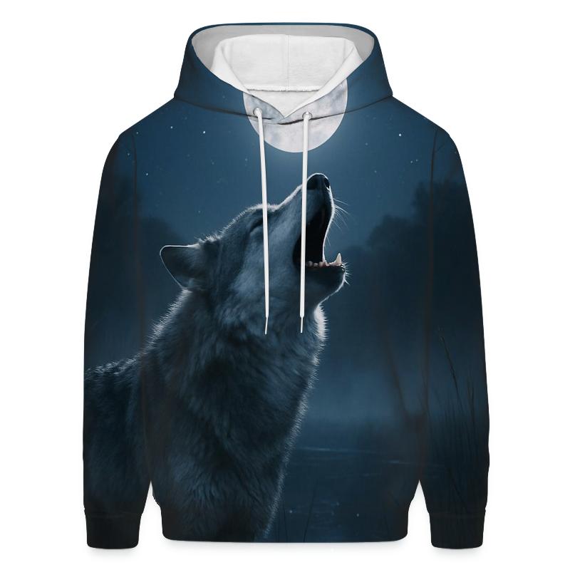 Wetland Howl Under Moon hoodies fashion