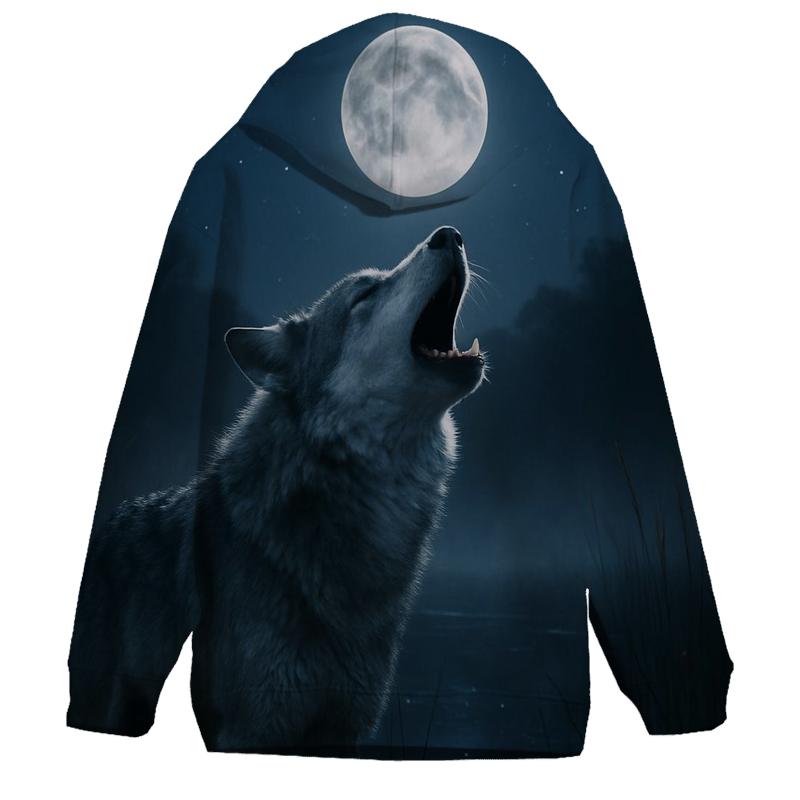 Wetland Howl Under Moon hoodies fashion