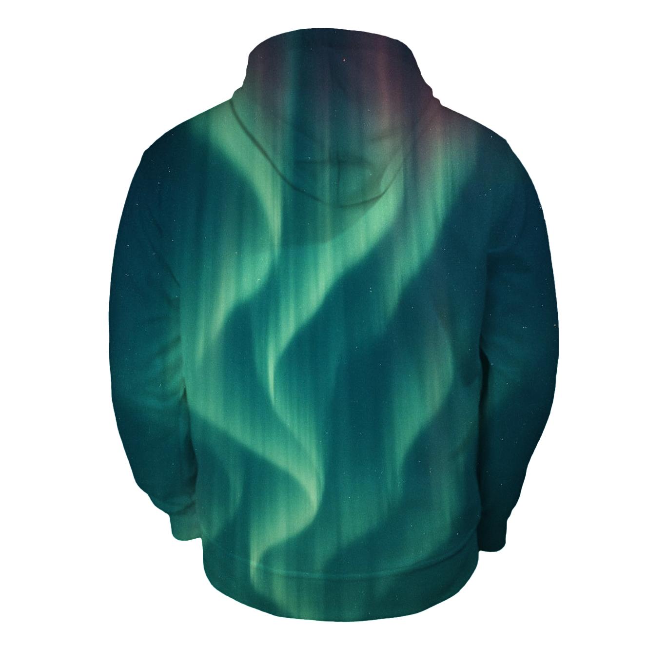 Aurora Curtain Drift printed hoodies