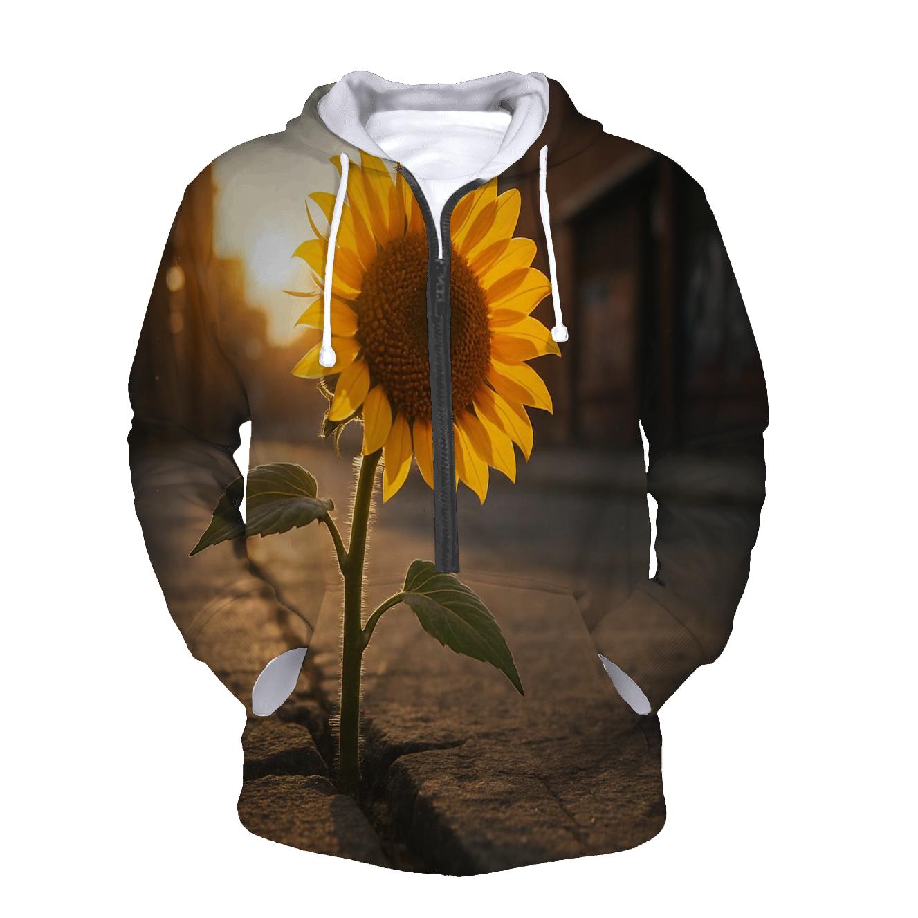 Urban Sidewalk Sunflower Repair printed hoodies
