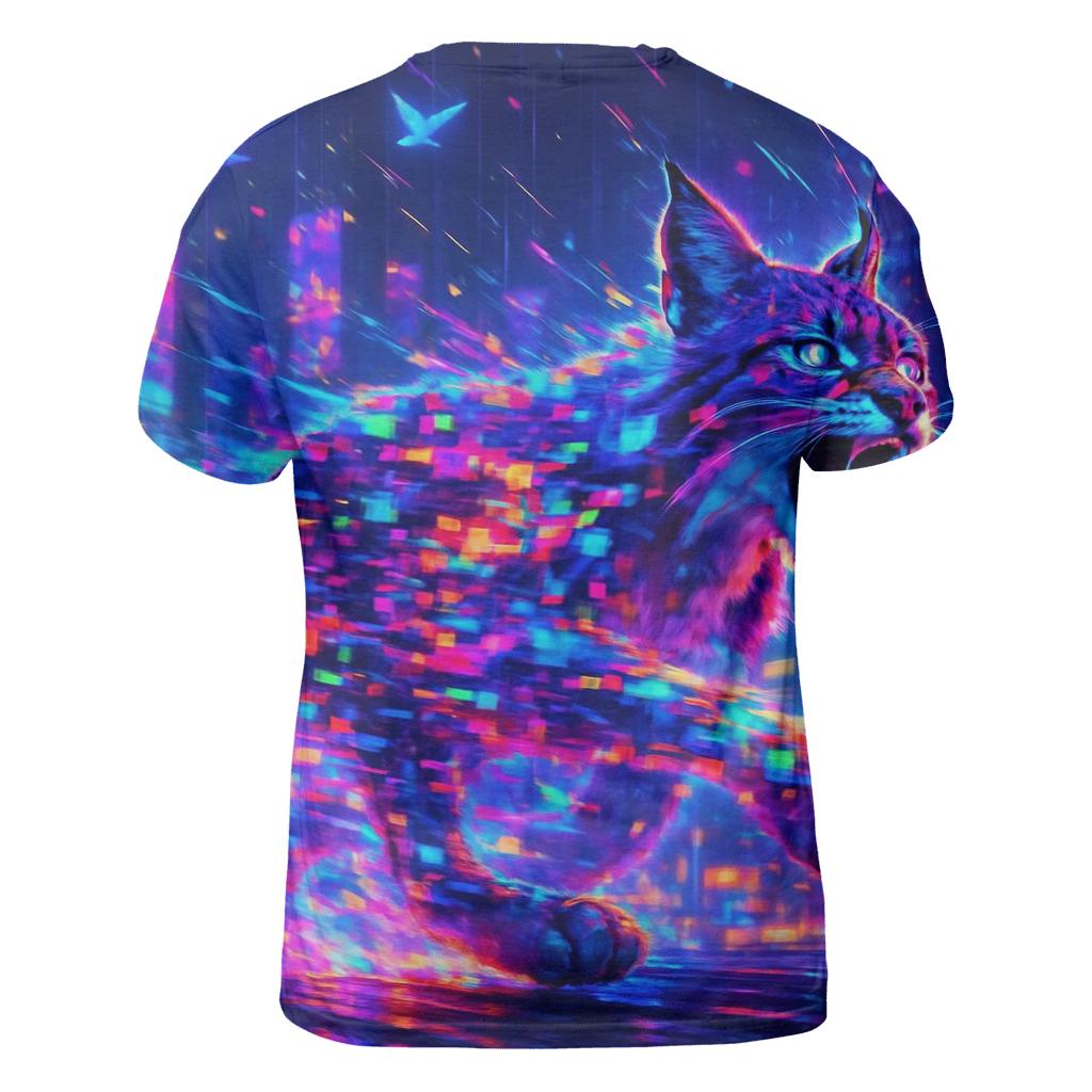 Glitch Runner Lynx personalized full print shirts