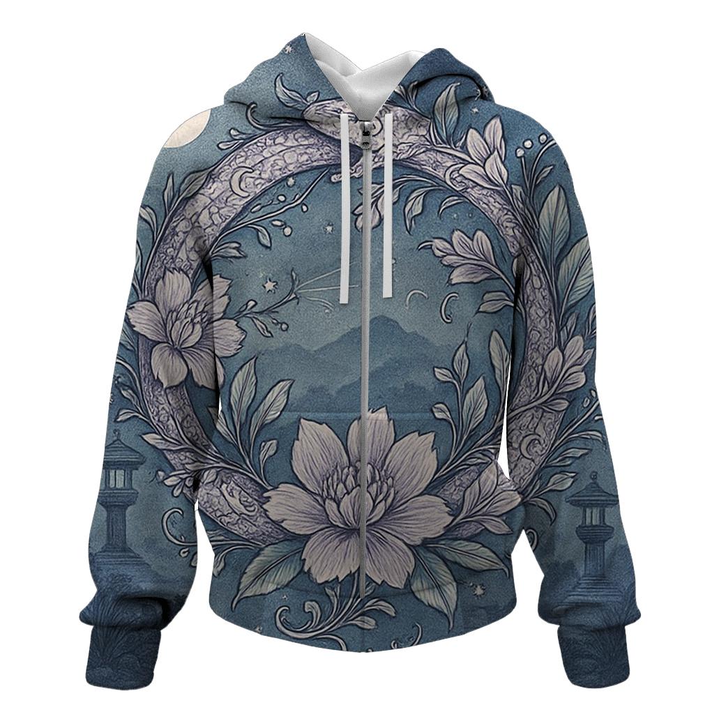Lunar Garden Ouroboros hoodies fashion