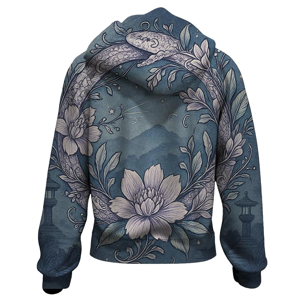 Lunar Garden Ouroboros hoodies fashion