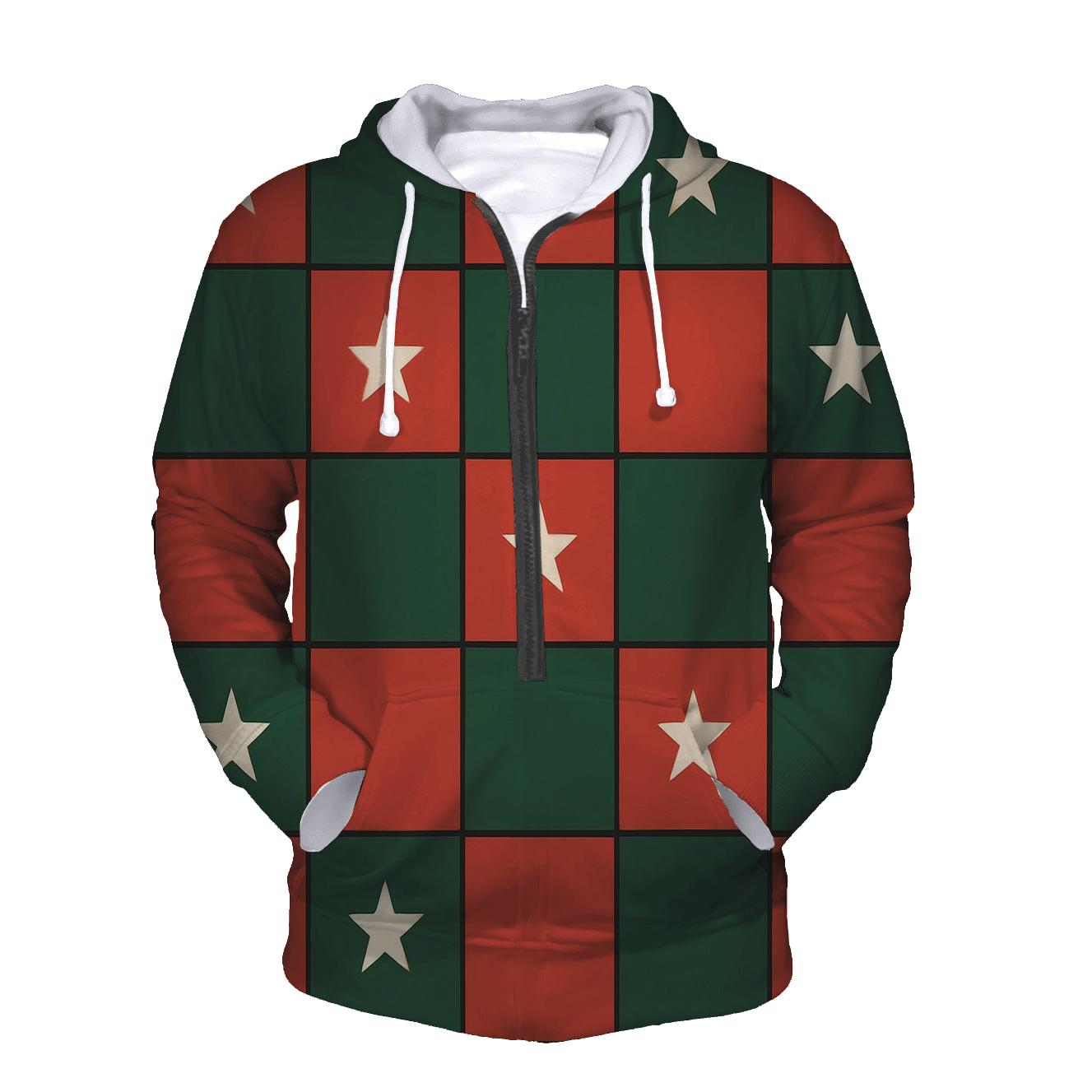 Checkerboard Star Play premium hoodies