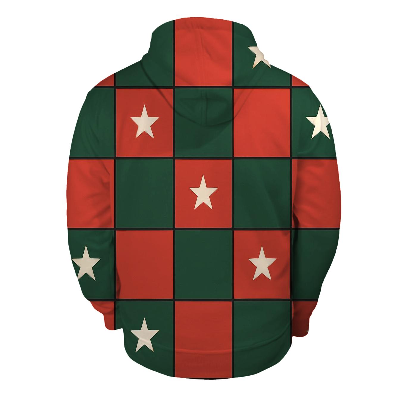 Checkerboard Star Play premium hoodies