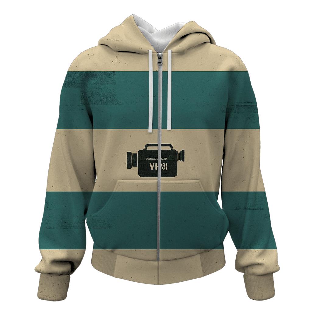 VHS Static Stripes hoodie designs