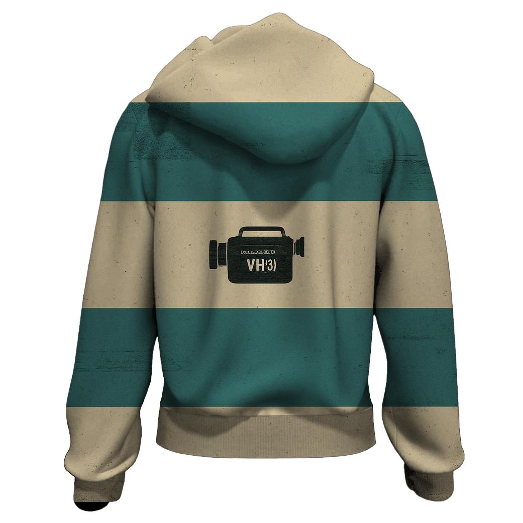 VHS Static Stripes hoodie designs