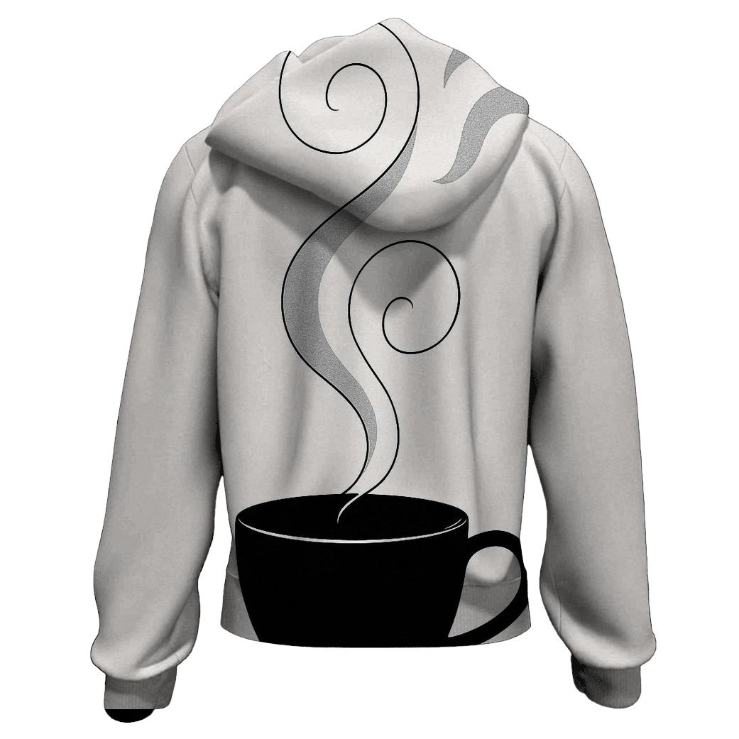 Steam Spiral embroidered hoodies