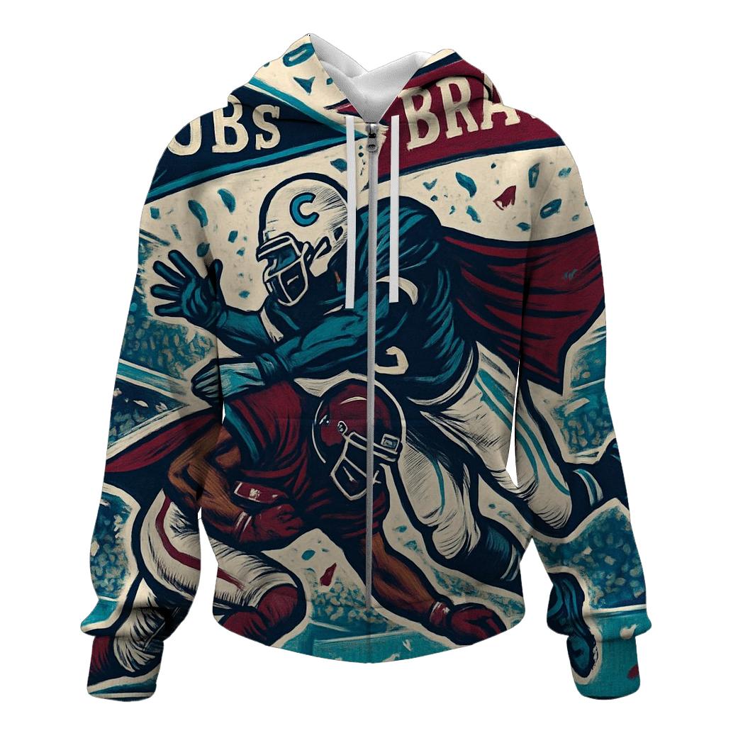 Pennant Rush Tackle zip-up hoodies