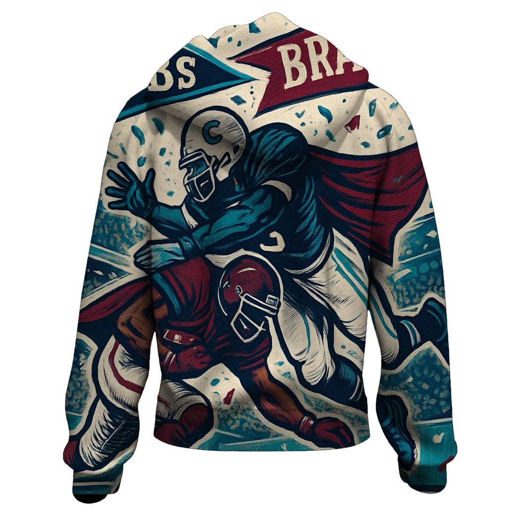 Pennant Rush Tackle zip-up hoodies