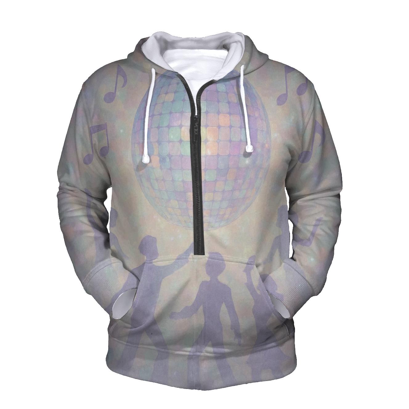 Disco Dot Mosaic premium hoodies
