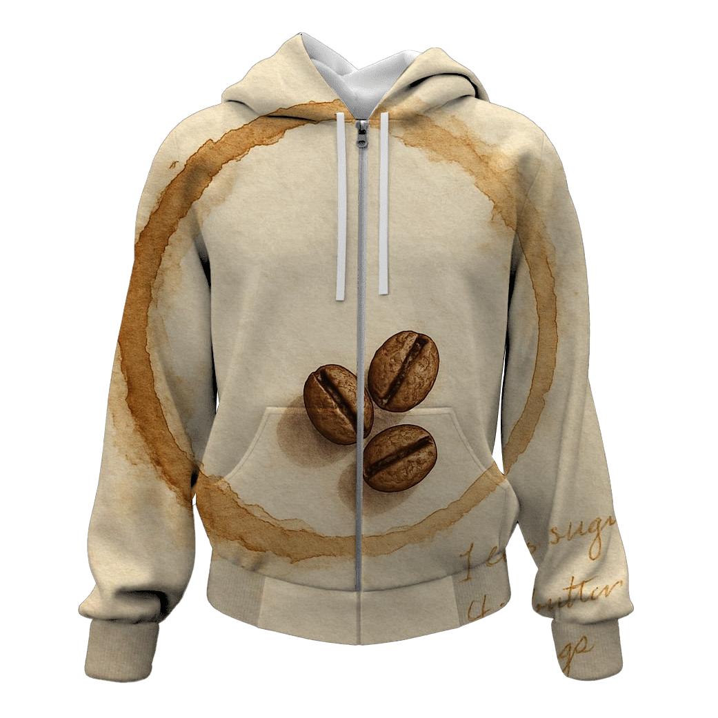 Cup Ring printed hoodies