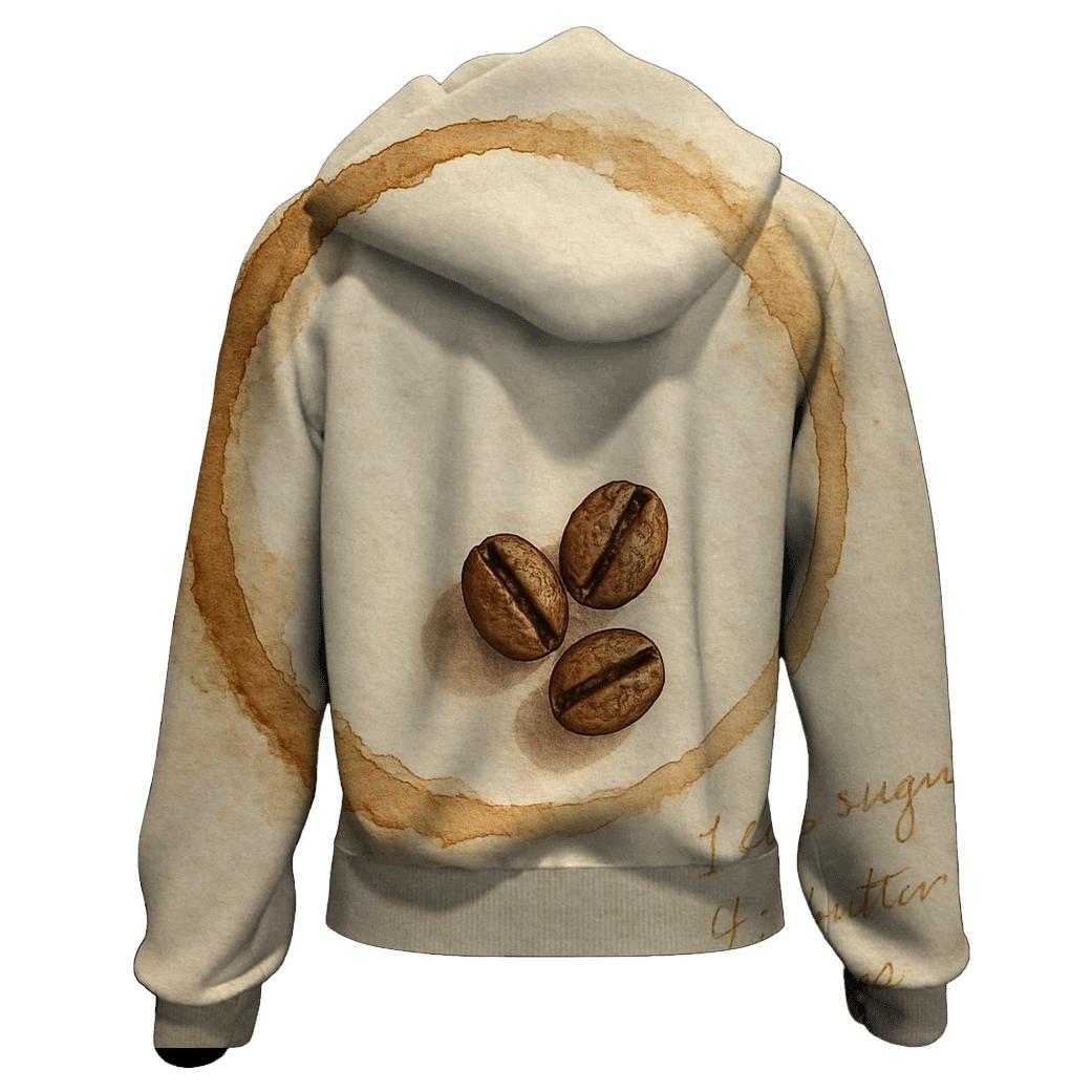 Cup Ring printed hoodies