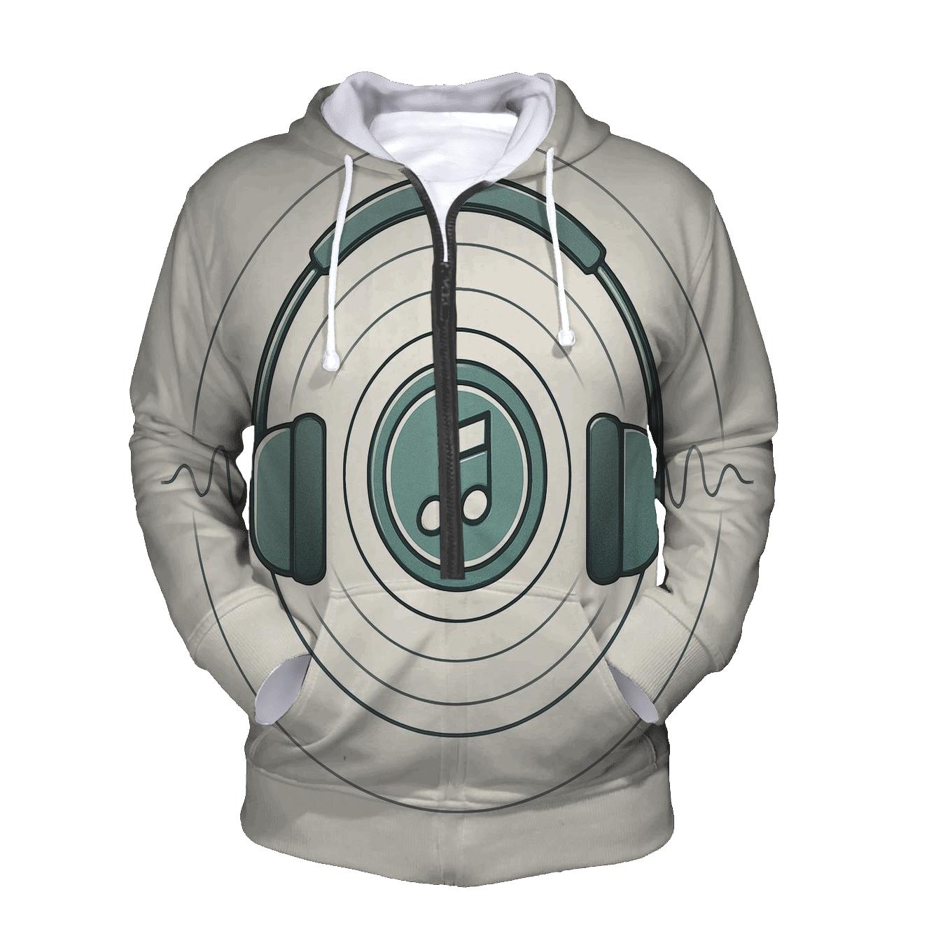 Headphone Orbit Diagram lightweight hoodies