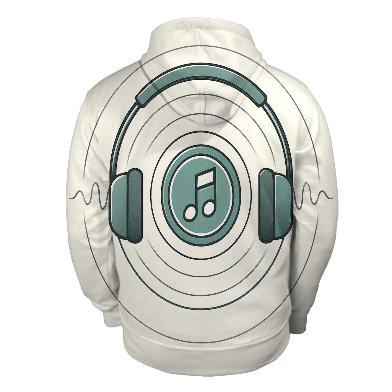 Headphone Orbit Diagram lightweight hoodies