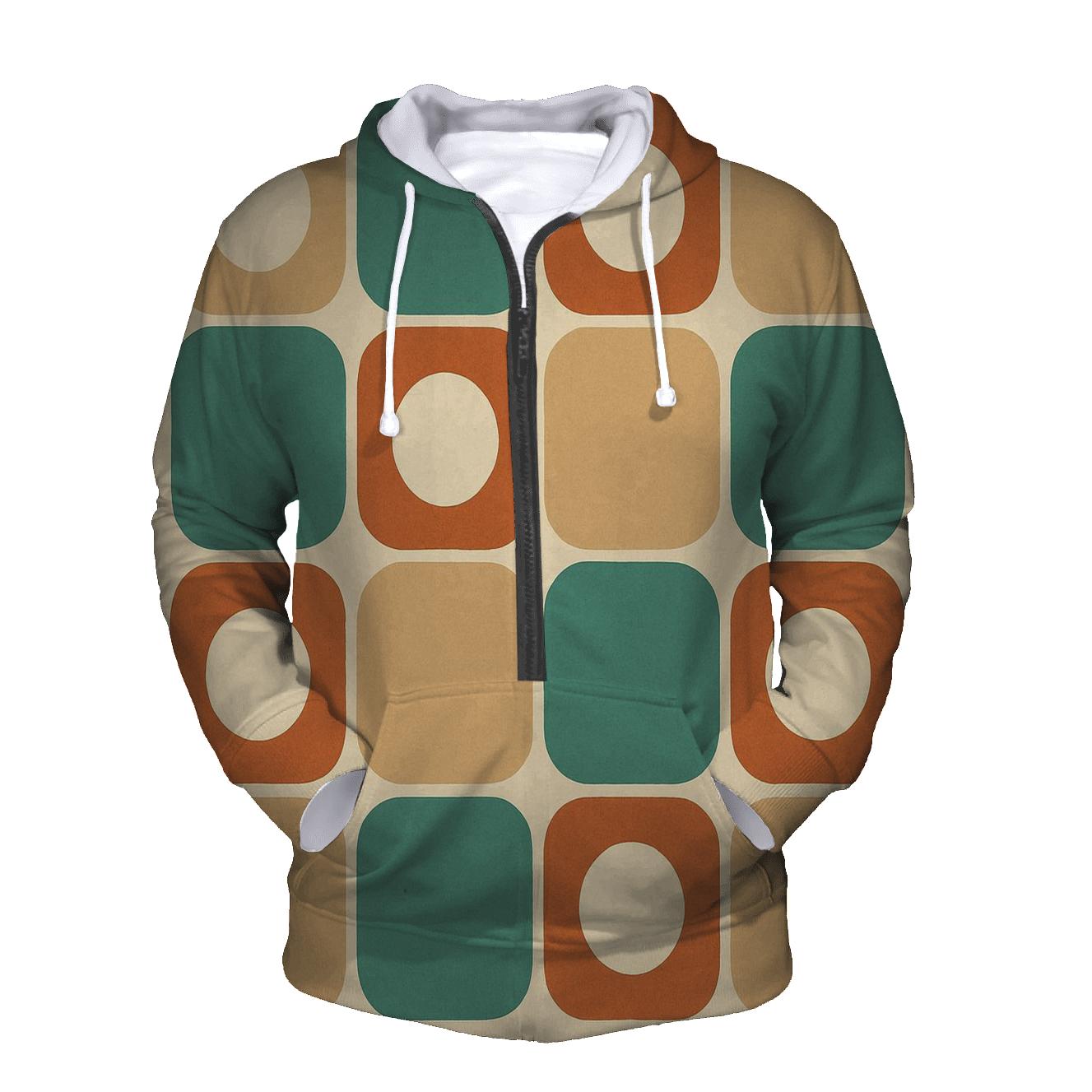 Toast And Teal Checker designer hoodies