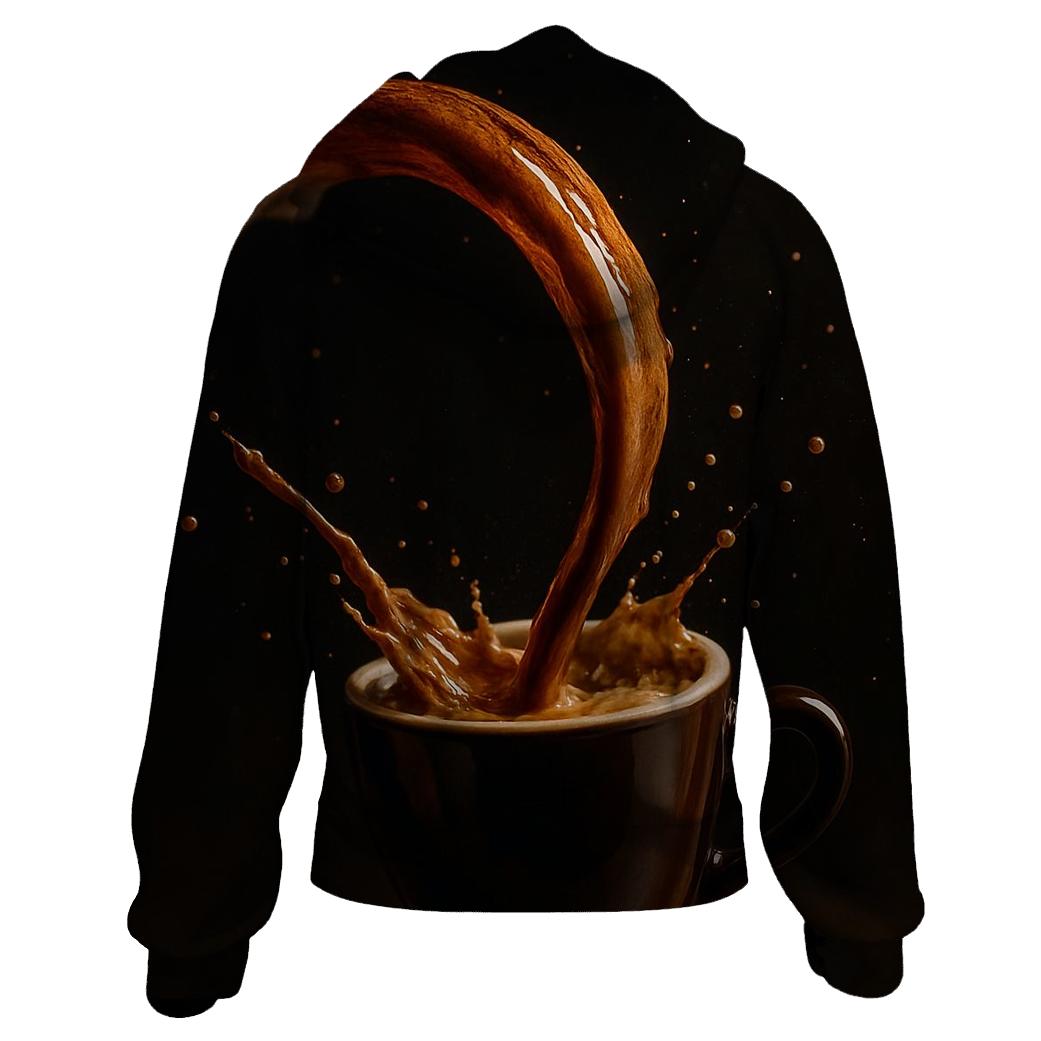 Espresso Arc printed hoodies