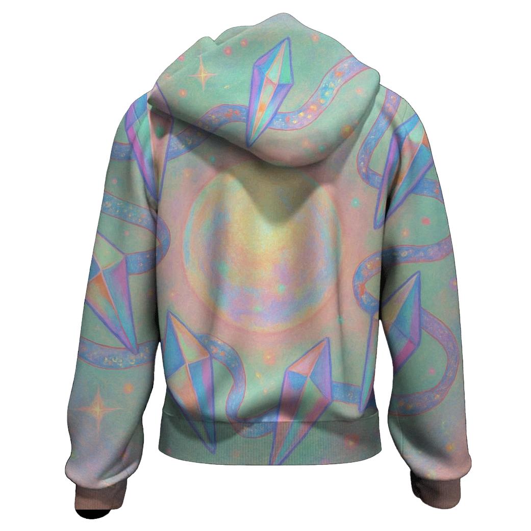 Pastel Prism Carousel pullover hoodies