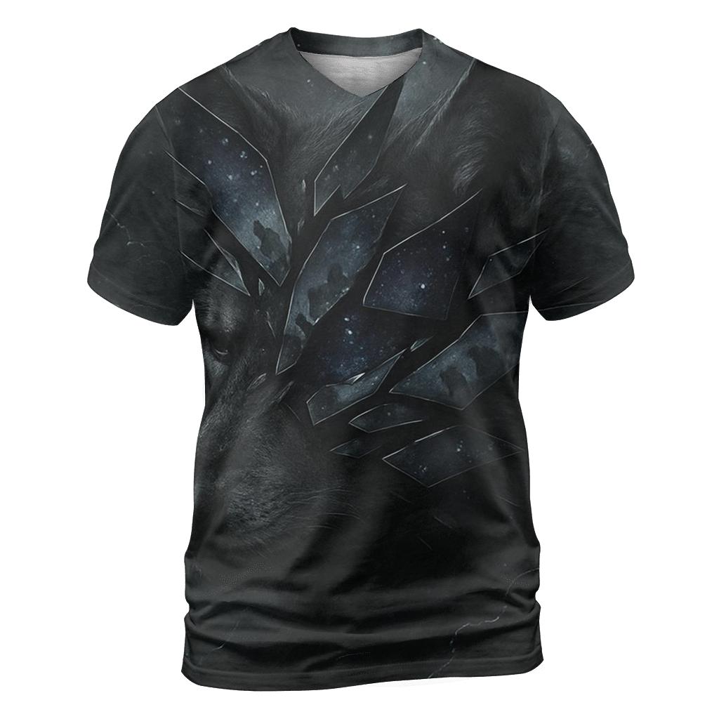 Shattered Mirror Wolf personalized full print shirts